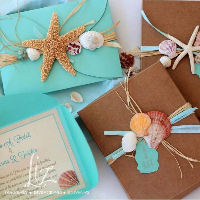 Boda en la playa, decoración con estrellas de mar. 4