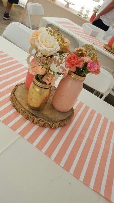 Centros de mesa con tarros Mason Jars 2