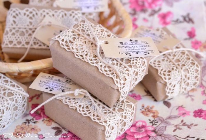 Jabones como recuerdo de boda 🛁 4