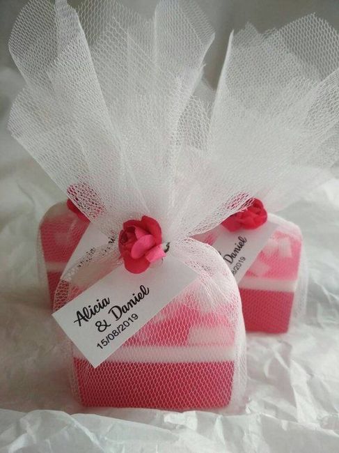 Jabones como recuerdo de boda 🛁 5