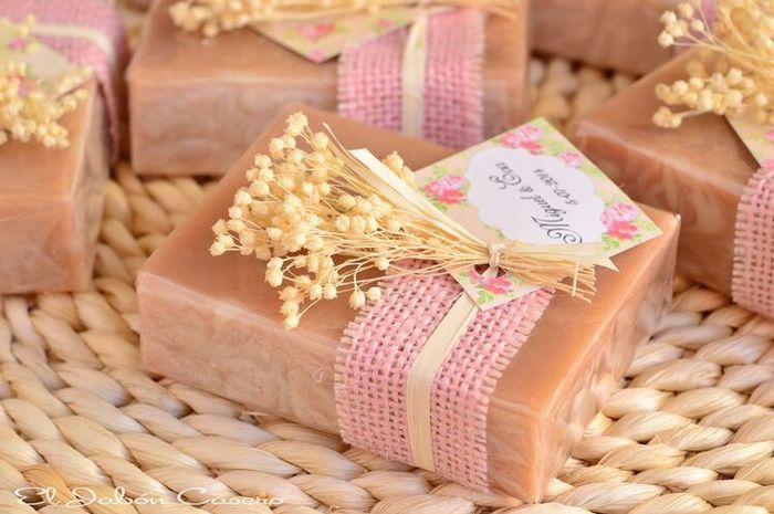 Jabones como recuerdo de boda 🛁 9