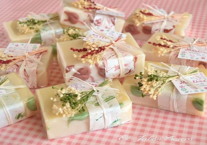 Jabones como recuerdo de boda 🛁 10
