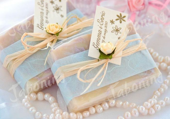 Jabones como recuerdo de boda 🛁 14