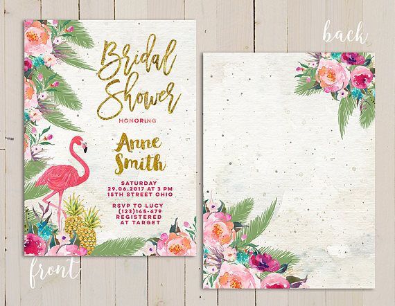 Despedida de soltera tema flamingos 3