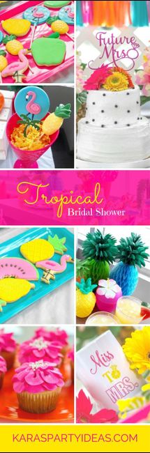 Despedida de soltera tema flamingos 7