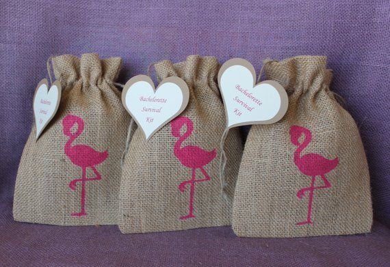 Despedida de soltera tema flamingos 12