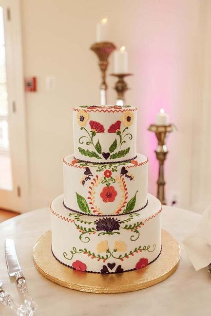 Pasteles de boda con temática mexicana 3