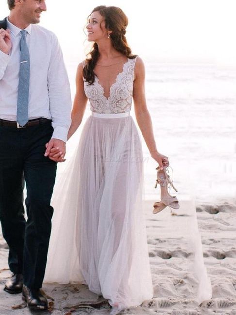 Vestido para Playa y corona de flores 5