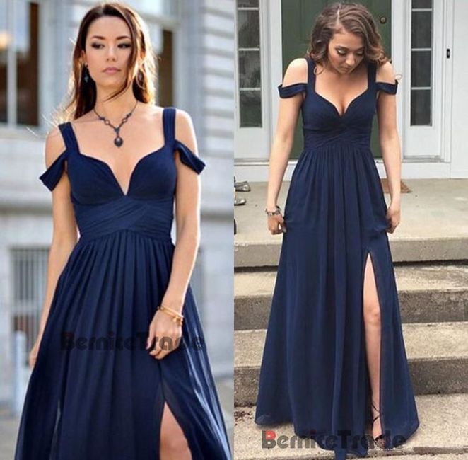 Vestidos para damas en colores oscuros. 5