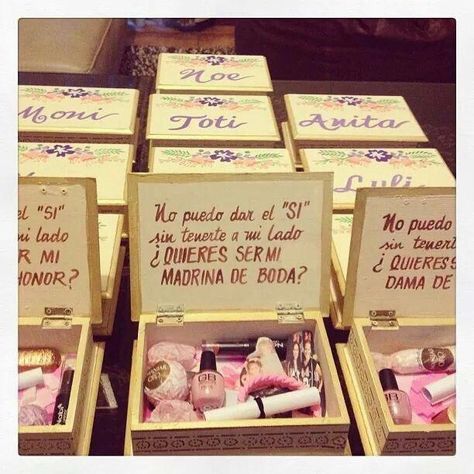 ideas para regalos para damas y caballeros de Honor!!! 31