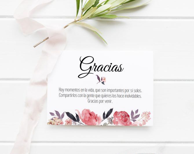 Agradecimiento para los invitados - 1