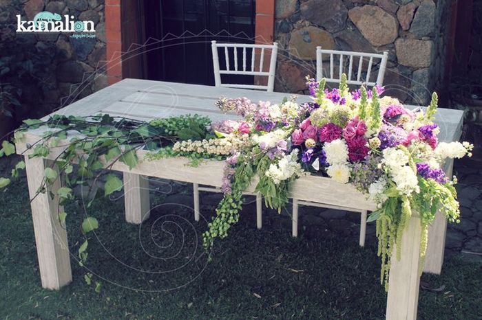 Mesa de honor, boda civil - 4