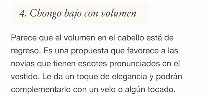 Tendencias en peinado de novia 2020 👰🏻 10