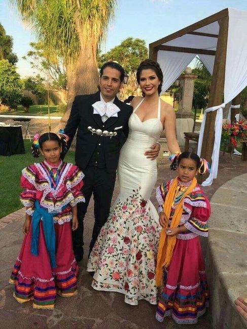 Vestido novia bordado mexicano - 7