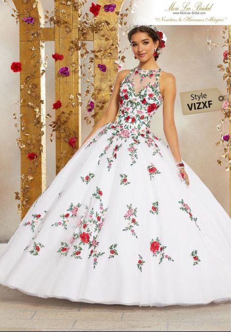 Vestido novia bordado mexicano - 12