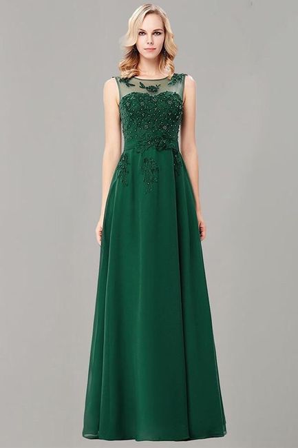 Color de las damas de honor 34