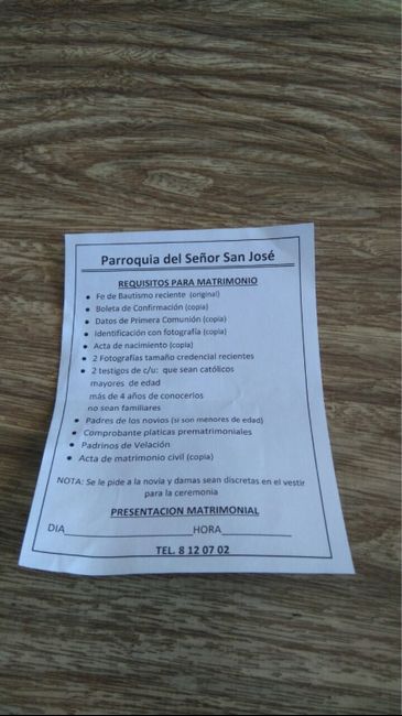 Ayuda!: Papeleo Religioso - 1