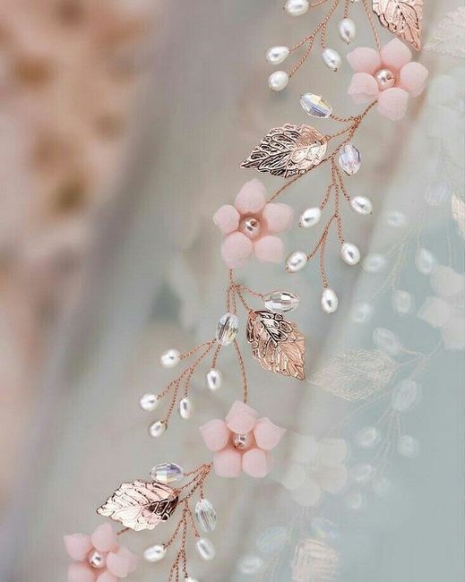 Tocados en rosa 🎀👑 9