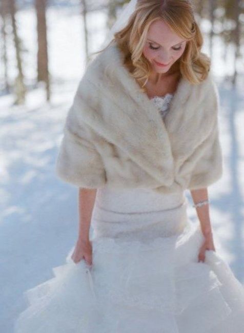 Abrigos para novias ❄️👰🏻 3