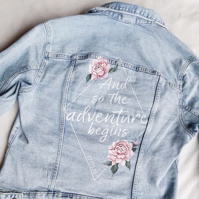 Chamarras de mezclilla personalizadas 👰🏻❄️ 3
