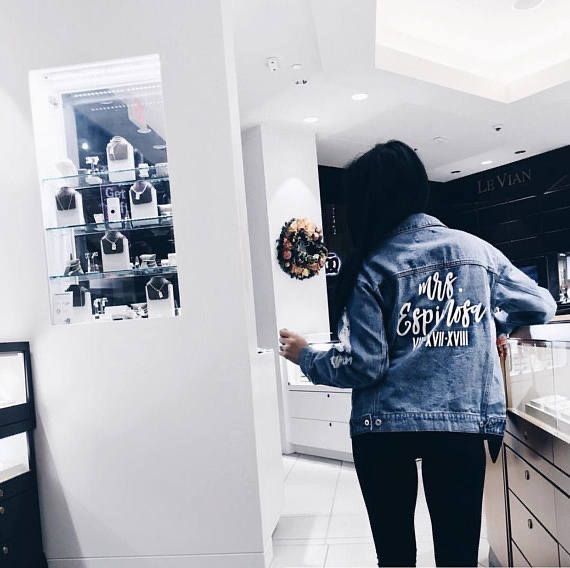 Chamarras de mezclilla personalizadas 👰🏻❄️ 15