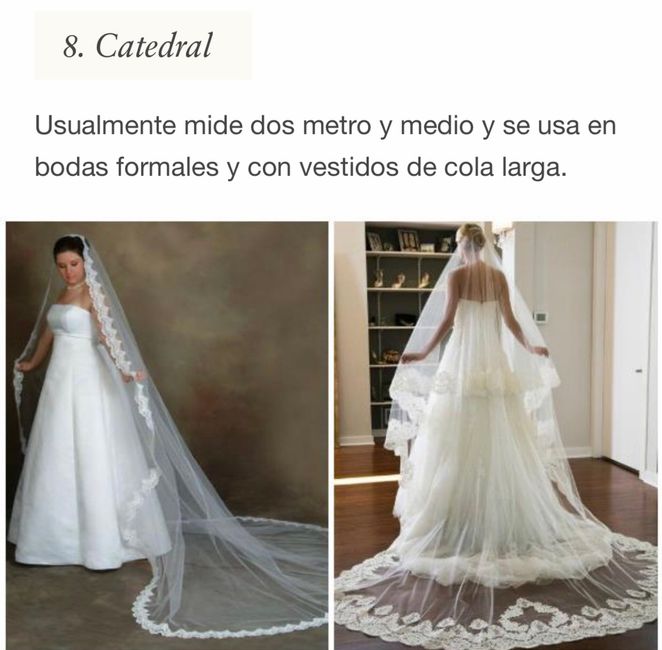 Cuantos tipos de velos hay? Conócelos! 👰🏻 8