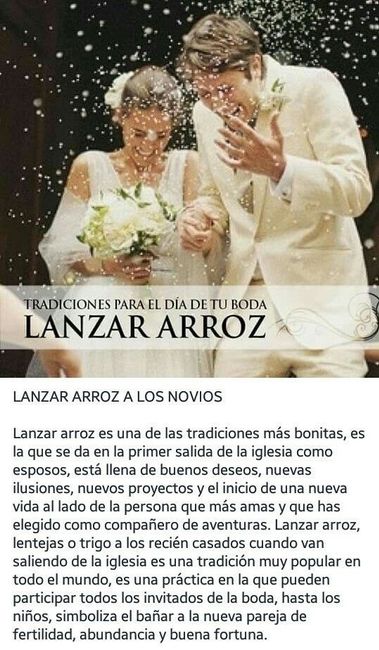 Tradiciones de boda. - 6
