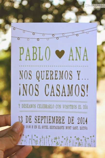 Invitaciones de boda fáciles de hacer 10