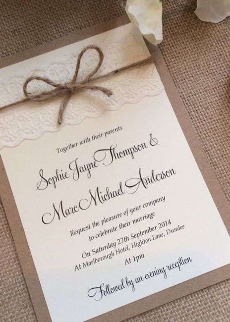 Invitaciones de boda fáciles de hacer 23