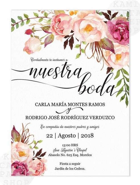 Invitaciones de boda fáciles de hacer 24