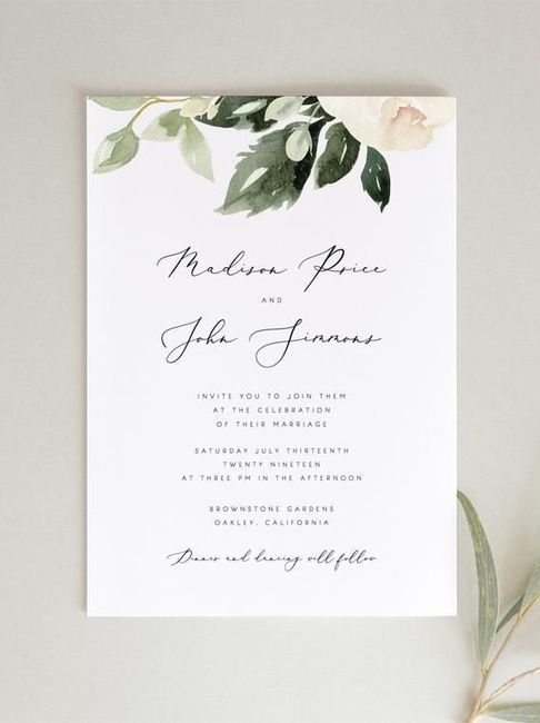 Invitaciones de boda fáciles de hacer 30