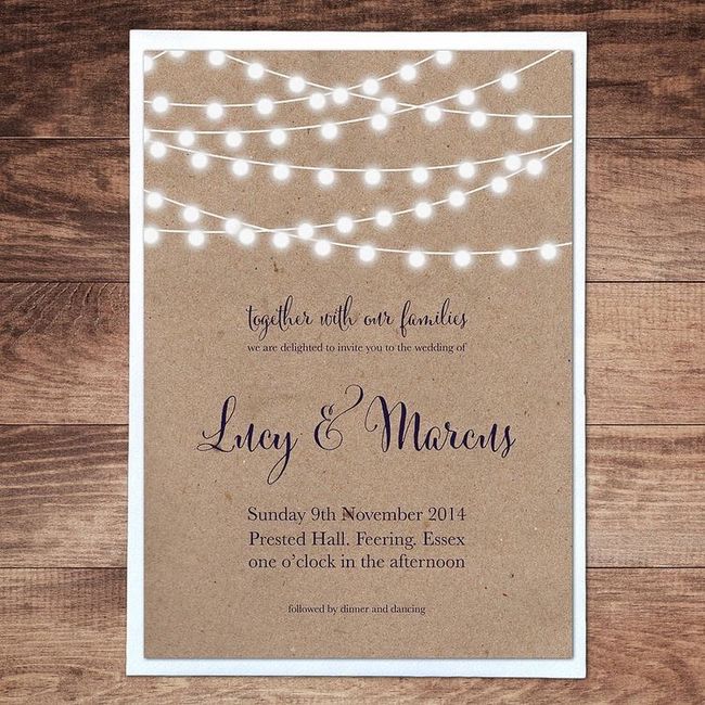 Invitaciones de boda fáciles de hacer 36