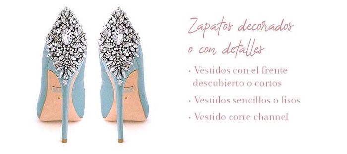 Elige tu calzado de acuerdo al lugar de la recepción 👠 9