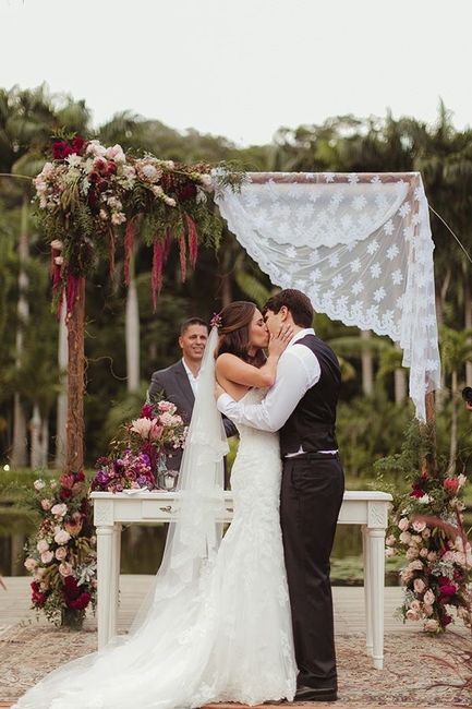 Montaje para ceremonia civil al aire libre. 2