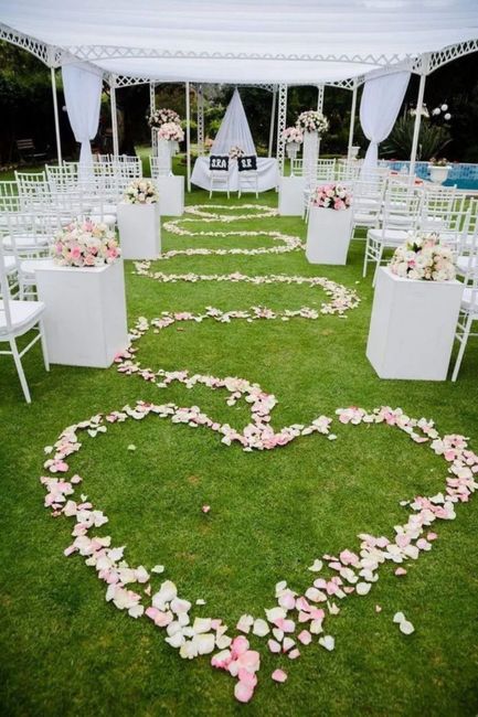 Montaje para ceremonia civil al aire libre. 22