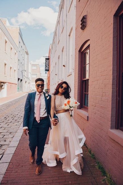 El vestido de novia en dos piezas - 14