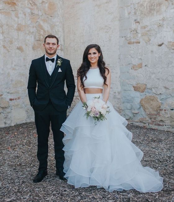 El vestido de novia en dos piezas - 15