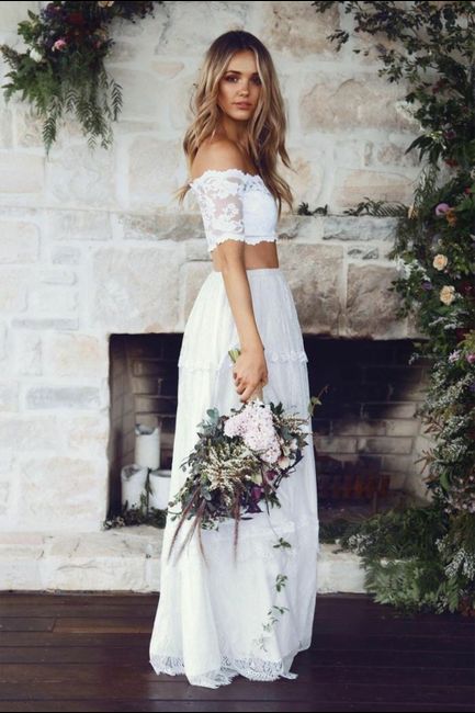 El vestido de novia en dos piezas - 30