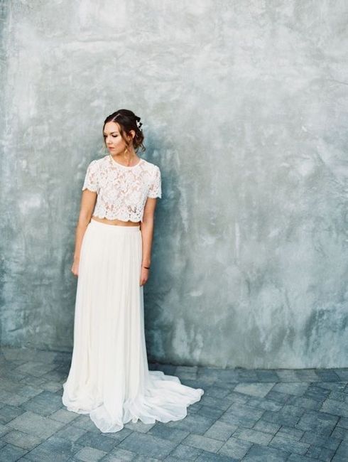 El vestido de novia en dos piezas - 31