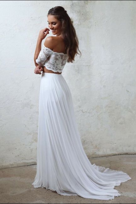 El vestido de novia en dos piezas - 32