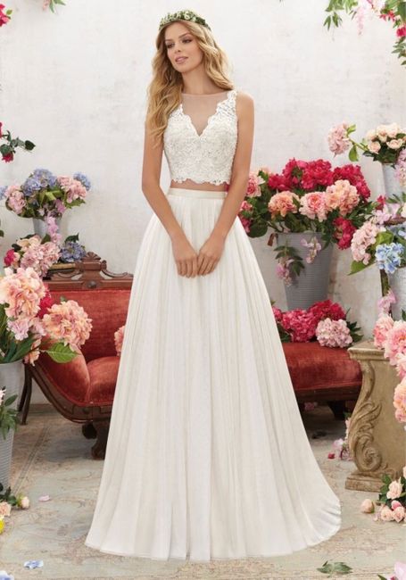El vestido de novia en dos piezas - 38