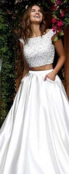 El vestido de novia en dos piezas - 39