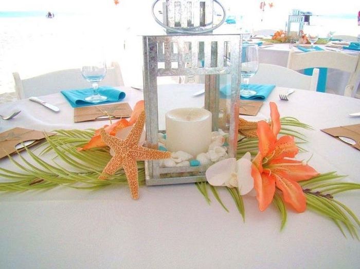 Ideas inspiración: Centros de mesa para una boda en playa 15