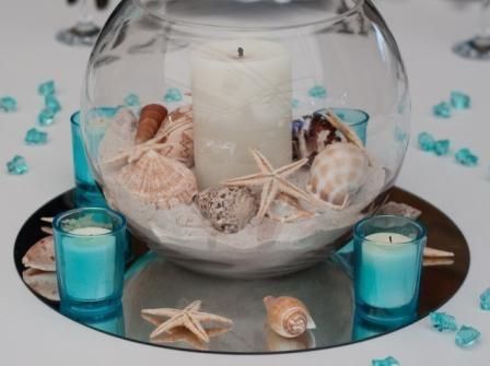 Ideas inspiración: Centros de mesa para una boda en playa 18