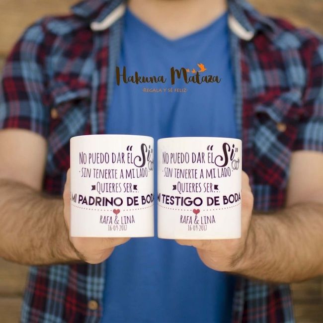 Regalo para los padrinos de boda. 9