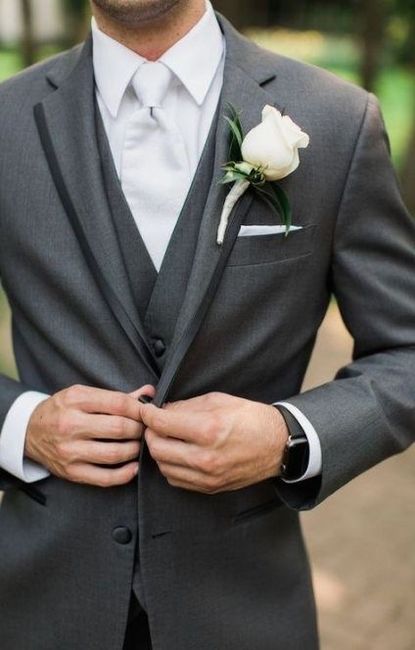 Colores: El traje del novio en gris ✨ 1