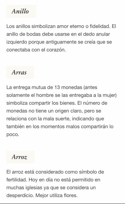 Tradiciones y curiosidades en una boda - 2