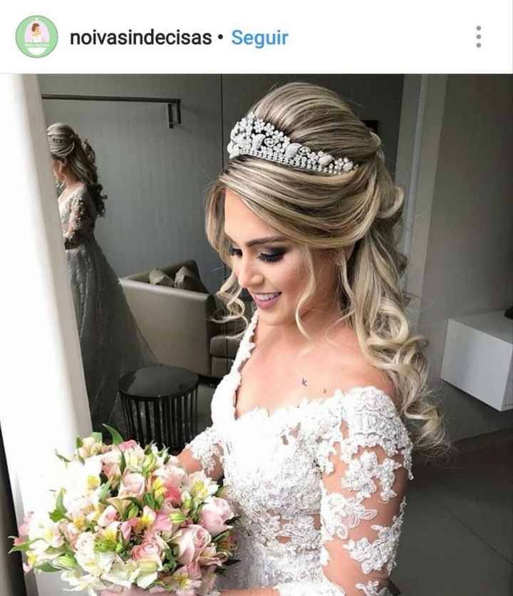 Peinado con tiara y velo - 2