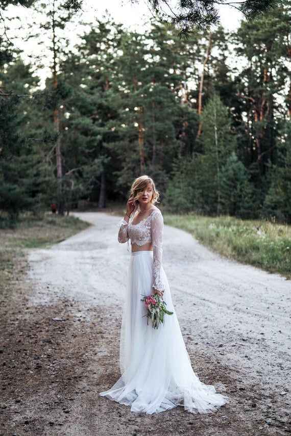 Vestido de novia de 2 piezas 👰🏻 - 34