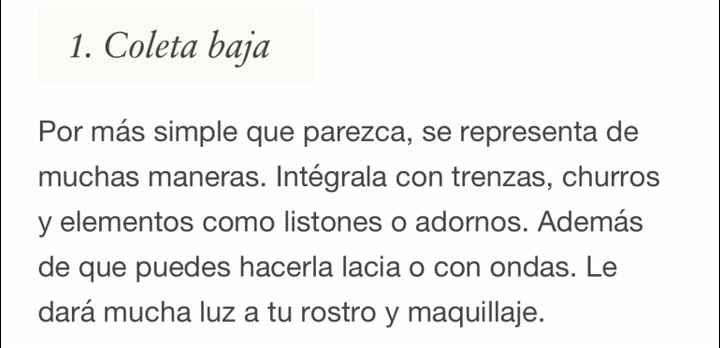 Tendencias en peinado de novia 2020 👰🏻 - 1